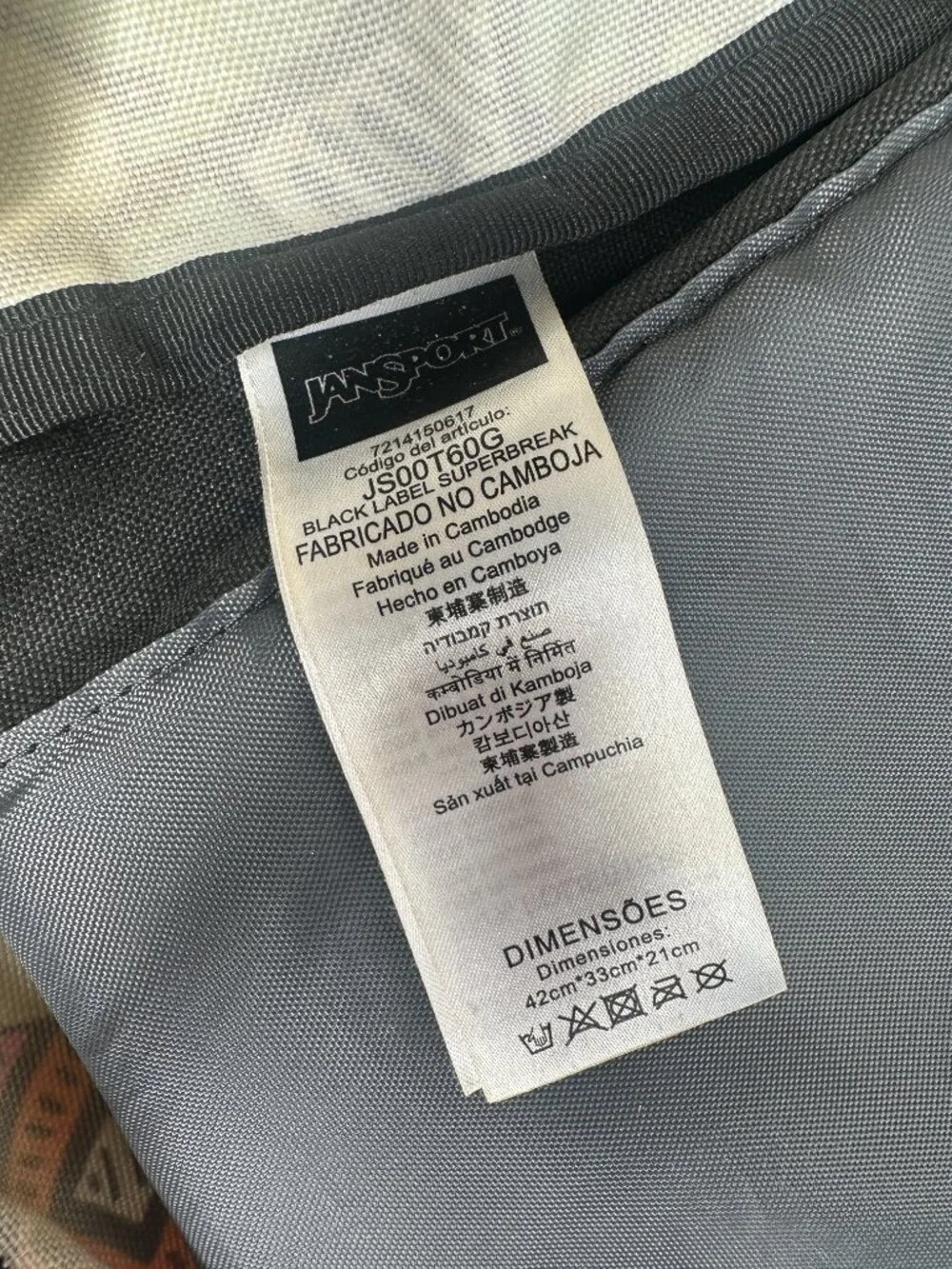 Jansport superbreak black